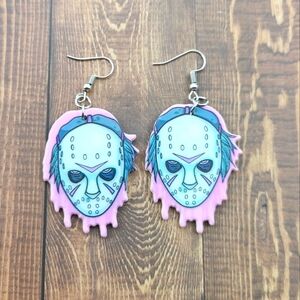 Jason Halloween Earrings